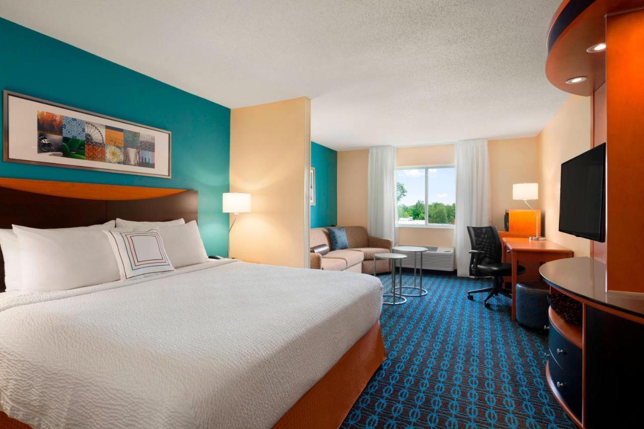 Fairfield Inn & Suites Lansing West Delta Center Township Exterior foto
